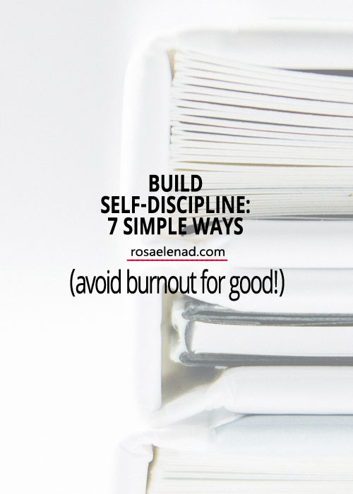 Build Self Discipline - 7 Simple Ways - The Self-Discipline Handbook - Author Natalie Wise - Book Review