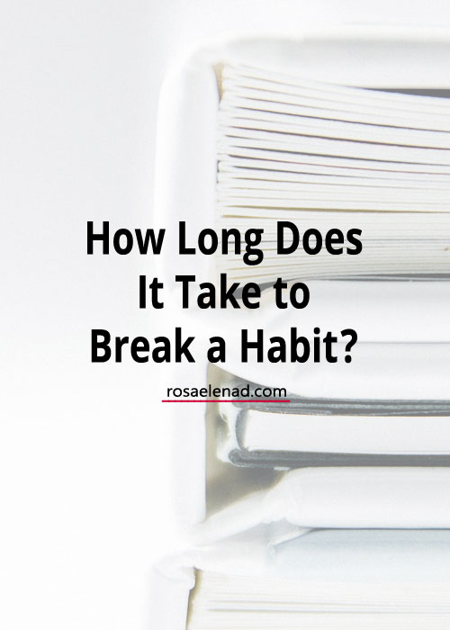 Break a habit