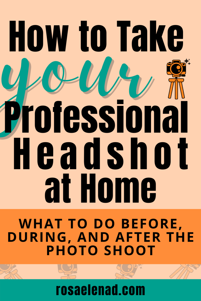 DIY Professional Headshot at Home