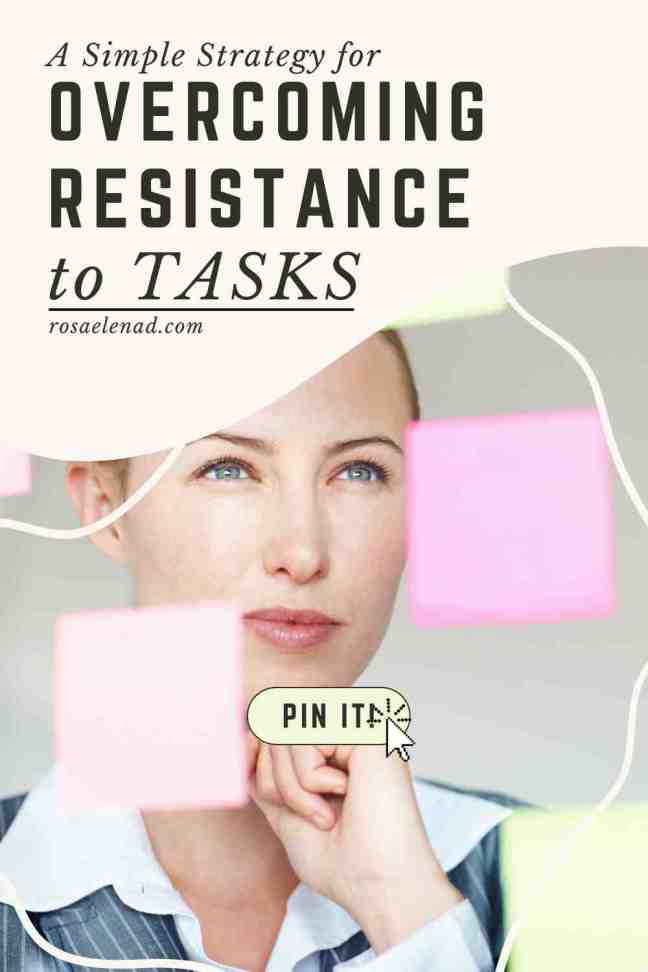 Overcoming resistance Blog Post Pin